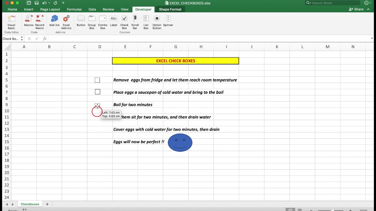 how to insert text box in excel for mac